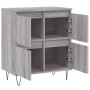 Aparador de madera contrachapada gris Sonoma 60x35x70 cm de vidaXL, Aparadores - Ref: Foro24-831218, Precio: 66,25 €, Descuen...