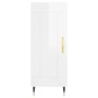 Sideboard aus glänzendem weißem Sperrholz 34,5x34x90 cm von vidaXL, Sideboards - Ref: Foro24-830422, Preis: 62,40 €, Rabatt: %