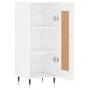 Sideboard aus glänzendem weißem Sperrholz 34,5x34x90 cm von vidaXL, Sideboards - Ref: Foro24-830422, Preis: 61,61 €, Rabatt: %