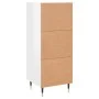 Sideboard aus glänzendem weißem Sperrholz 34,5x34x90 cm von vidaXL, Sideboards - Ref: Foro24-830422, Preis: 61,61 €, Rabatt: %