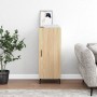 Aparador madera contrachapada color roble Sonoma 34,5x34x90 cm de vidaXL, Aparadores - Ref: Foro24-828559, Precio: 72,39 €, D...
