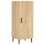 Aparador madera contrachapada color roble Sonoma 34,5x34x90 cm de vidaXL, Aparadores - Ref: Foro24-828559, Precio: 72,39 €, D...