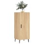 Aparador madera contrachapada color roble Sonoma 34,5x34x90 cm de vidaXL, Aparadores - Ref: Foro24-828559, Precio: 72,39 €, D...