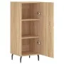 Sideboard aus Sonoma-Eichensperrholz, 34,5 x 34 x 90 cm von vidaXL, Sideboards - Ref: Foro24-828559, Preis: 71,43 €, Rabatt: %