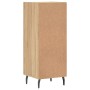 Aparador madera contrachapada color roble Sonoma 34,5x34x90 cm de vidaXL, Aparadores - Ref: Foro24-828559, Precio: 72,39 €, D...