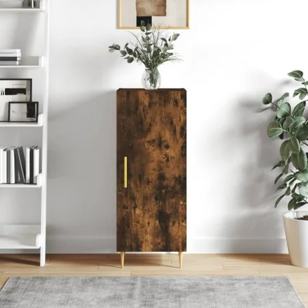 Engineered wood smoked oak sideboard 34.5x34x90 cm by vidaXL, Sideboards - Ref: Foro24-828529, Price: 41,61 €, Discount: %