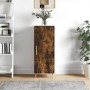 Aparador madera de ingeniería roble ahumado 34,5x34x90 cm de vidaXL, Aparadores - Ref: Foro24-828529, Precio: 42,04 €, Descue...