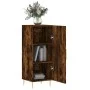 Engineered wood smoked oak sideboard 34.5x34x90 cm by vidaXL, Sideboards - Ref: Foro24-828529, Price: 41,61 €, Discount: %