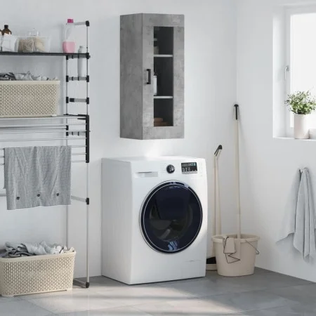 Concrete gray wall cabinet 34.5x34x90 cm by vidaXL, Sideboards - Ref: Foro24-828912, Price: 42,08 €, Discount: %