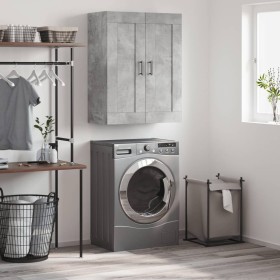 Concrete gray engineered wood wall cabinet 69.5x34x90 cm by vidaXL, Sideboards - Ref: Foro24-830392, Price: 67,93 €, Discount: %