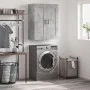 Concrete gray engineered wood wall cabinet 69.5x34x90 cm by vidaXL, Sideboards - Ref: Foro24-830392, Price: 67,12 €, Discount: %