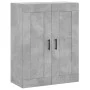 Concrete gray engineered wood wall cabinet 69.5x34x90 cm by vidaXL, Sideboards - Ref: Foro24-830392, Price: 67,12 €, Discount: %