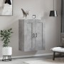 Concrete gray engineered wood wall cabinet 69.5x34x90 cm by vidaXL, Sideboards - Ref: Foro24-830392, Price: 67,84 €, Discount: %