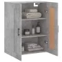 Betongrauer Wandschrank aus Holzwerkstoff, 69,5 x 34 x 90 cm von vidaXL, Sideboards - Ref: Foro24-830392, Preis: 67,93 €, Rab...
