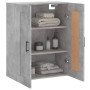 Concrete gray engineered wood wall cabinet 69.5x34x90 cm by vidaXL, Sideboards - Ref: Foro24-830392, Price: 67,84 €, Discount: %