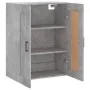 Concrete gray engineered wood wall cabinet 69.5x34x90 cm by vidaXL, Sideboards - Ref: Foro24-830392, Price: 67,12 €, Discount: %