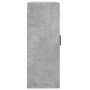 Concrete gray engineered wood wall cabinet 69.5x34x90 cm by vidaXL, Sideboards - Ref: Foro24-830392, Price: 67,84 €, Discount: %