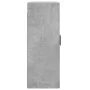 Concrete gray engineered wood wall cabinet 69.5x34x90 cm by vidaXL, Sideboards - Ref: Foro24-830392, Price: 67,12 €, Discount: %