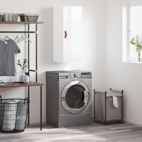 Glossy white wall cabinet 34.5x34x90 cm by vidaXL, Sideboards - Ref: Foro24-828830, Price: 49,84 €, Discount: %