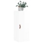 Glossy white wall cabinet 34.5x34x90 cm by vidaXL, Sideboards - Ref: Foro24-828830, Price: 49,84 €, Discount: %