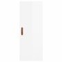 Glänzend weißer Wandschrank 34,5x34x90 cm von vidaXL, Sideboards - Ref: Foro24-828830, Preis: 49,84 €, Rabatt: %