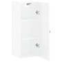 Glänzend weißer Wandschrank 34,5x34x90 cm von vidaXL, Sideboards - Ref: Foro24-828830, Preis: 49,84 €, Rabatt: %