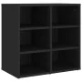 Schwarzer Schuhschrank 52,5x30x50 cm von vidaXL, Schließfächer und Lagerschränke - Ref: Foro24-808686, Preis: 50,37 €, Rabatt: %