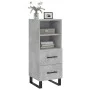 Concrete gray plywood sideboard 34.5x34x90 cm by vidaXL, Sideboards - Ref: Foro24-828696, Price: 56,12 €, Discount: %