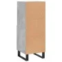 Aparador de madera contrachapada gris hormigón 34,5x34x90 cm de vidaXL, Aparadores - Ref: Foro24-828696, Precio: 56,12 €, Des...