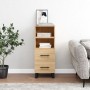 Sideboard aus Sonoma-Eichensperrholz, 34,5 x 34 x 90 cm von vidaXL, Sideboards - Ref: Foro24-828695, Preis: 56,79 €, Rabatt: %
