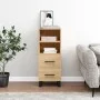 Sideboard aus Sonoma-Eichensperrholz, 34,5 x 34 x 90 cm von vidaXL, Sideboards - Ref: Foro24-828695, Preis: 56,25 €, Rabatt: %
