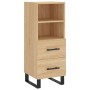 Sideboard aus Sonoma-Eichensperrholz, 34,5 x 34 x 90 cm von vidaXL, Sideboards - Ref: Foro24-828695, Preis: 56,79 €, Rabatt: %
