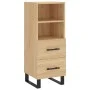 Sideboard aus Sonoma-Eichensperrholz, 34,5 x 34 x 90 cm von vidaXL, Sideboards - Ref: Foro24-828695, Preis: 56,25 €, Rabatt: %