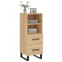 Sideboard aus Sonoma-Eichensperrholz, 34,5 x 34 x 90 cm von vidaXL, Sideboards - Ref: Foro24-828695, Preis: 56,79 €, Rabatt: %