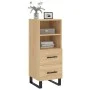 Sideboard aus Sonoma-Eichensperrholz, 34,5 x 34 x 90 cm von vidaXL, Sideboards - Ref: Foro24-828695, Preis: 56,25 €, Rabatt: %