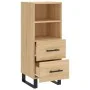Sideboard aus Sonoma-Eichensperrholz, 34,5 x 34 x 90 cm von vidaXL, Sideboards - Ref: Foro24-828695, Preis: 56,25 €, Rabatt: %