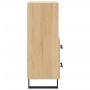 Sideboard aus Sonoma-Eichensperrholz, 34,5 x 34 x 90 cm von vidaXL, Sideboards - Ref: Foro24-828695, Preis: 56,79 €, Rabatt: %