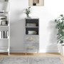 Betongraues Sperrholz-Sideboard 34,5 x 34 x 90 cm von vidaXL, Sideboards - Ref: Foro24-828656, Preis: 51,86 €, Rabatt: %