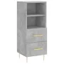 Aparador de madera contrachapada gris hormigón 34,5x34x90 cm de vidaXL, Aparadores - Ref: Foro24-828656, Precio: 46,23 €, Des...
