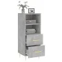 Concrete gray plywood sideboard 34.5x34x90 cm by vidaXL, Sideboards - Ref: Foro24-828656, Price: 46,23 €, Discount: %