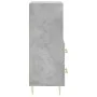 Aparador de madera contrachapada gris hormigón 34,5x34x90 cm de vidaXL, Aparadores - Ref: Foro24-828656, Precio: 46,23 €, Des...