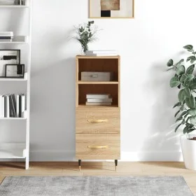 Plywood oak Sonoma color sideboard 34.5x34x90 cm by vidaXL, Sideboards - Ref: Foro24-828647, Price: 50,84 €, Discount: %