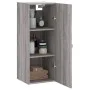 Sonoma grauer Wandschrank 34,5x34x90 cm von vidaXL, Sideboards - Ref: Foro24-828834, Preis: 47,26 €, Rabatt: %