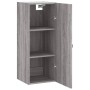 Armario de pared gris Sonoma 34,5x34x90 cm de vidaXL, Aparadores - Ref: Foro24-828834, Precio: 47,78 €, Descuento: %