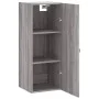 Sonoma grauer Wandschrank 34,5x34x90 cm von vidaXL, Sideboards - Ref: Foro24-828834, Preis: 47,26 €, Rabatt: %