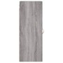 Armario de pared gris Sonoma 34,5x34x90 cm de vidaXL, Aparadores - Ref: Foro24-828834, Precio: 47,78 €, Descuento: %