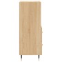Plywood oak Sonoma color sideboard 34.5x34x90 cm by vidaXL, Sideboards - Ref: Foro24-828647, Price: 51,35 €, Discount: %