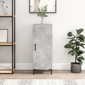 Concrete gray plywood sideboard 34.5x34x90 cm by vidaXL, Sideboards - Ref: Foro24-828544, Price: 60,45 €, Discount: %