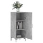 Aparador de madera contrachapada gris hormigón 34,5x34x90 cm de vidaXL, Aparadores - Ref: Foro24-828544, Precio: 60,40 €, Des...
