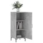 Betongraues Sperrholz-Sideboard 34,5 x 34 x 90 cm von vidaXL, Sideboards - Ref: Foro24-828544, Preis: 59,81 €, Rabatt: %
